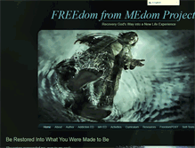 Tablet Screenshot of freedomfrommedom.com